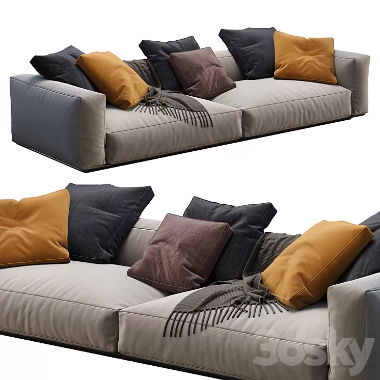Flexform Sofa GRANDEMARE 3D Model