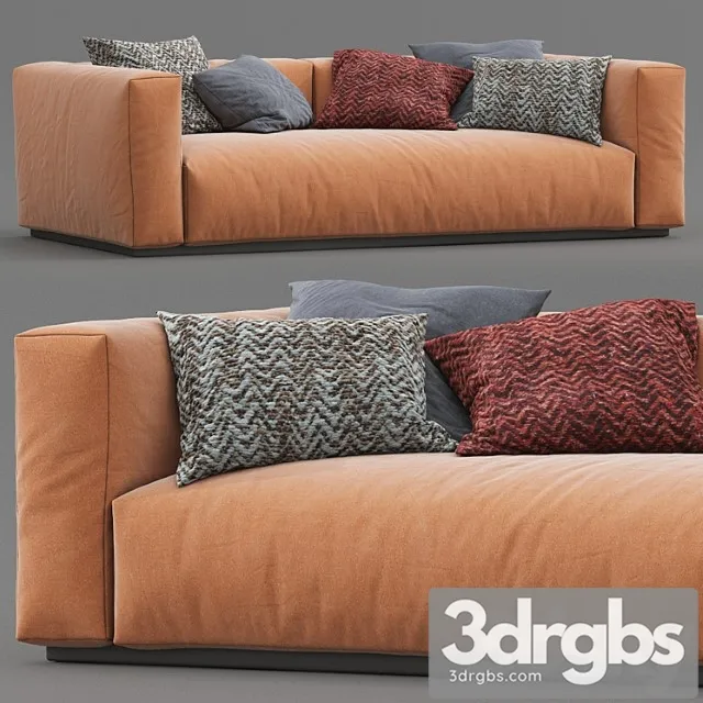 Flexform Sofa Lario 4 3D Model Download Flexform Sofa Lario 4 3D Model Download
