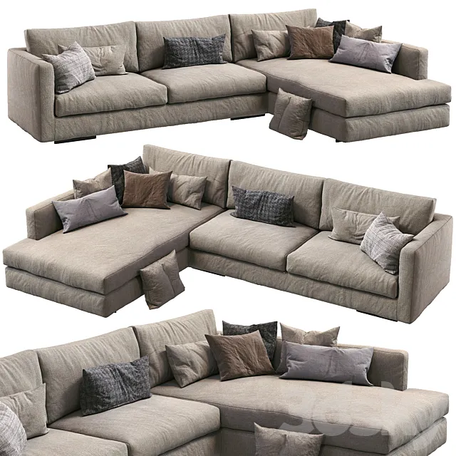 Flexform Sofa MAGNUM 3D Model