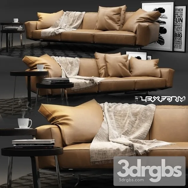 Flexform Soft Dream Sofa 01 3D Model Download Flexform Soft Dream Sofa 01 3D Model Download
