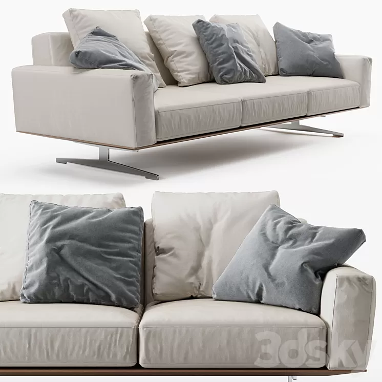 Flexform Soft Dream Sofa 3D Model