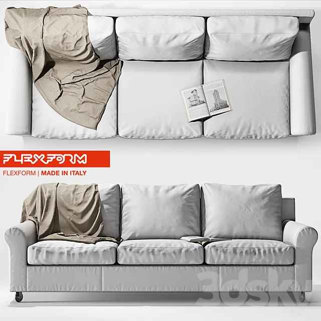 Flexform UGOMARIA 3DModel Flexform UGOMARIA 3DModel