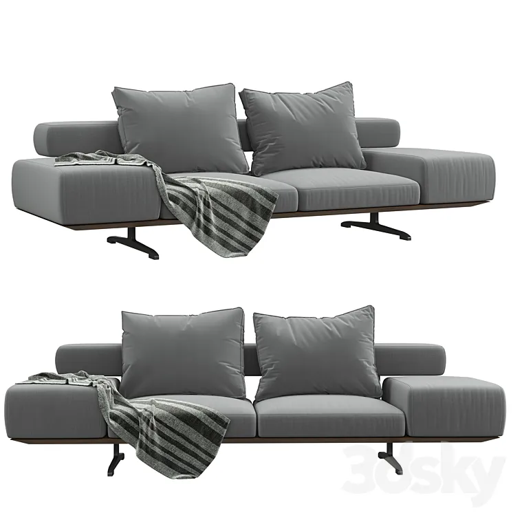 Flexform WING sofa 3D Model Free Download Flexform WING sofa 3D Model Free Download