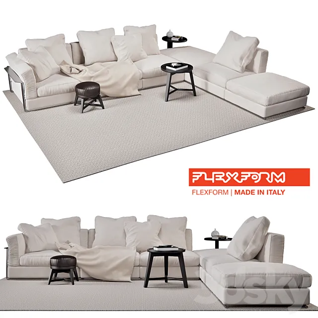 Flexform ZENO 3D Model Flexform ZENO 3D Model