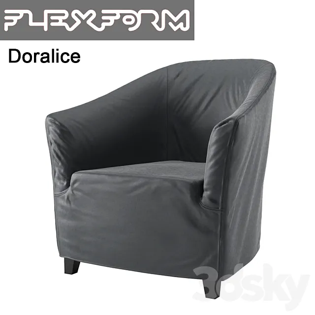 Flexform_Doralice 3D Model