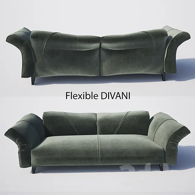 FLEXIBLE SOFA 17 3DModel