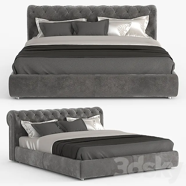 FLEXTEAM Charles B. Bed 3D Model FLEXTEAM Charles B. Bed 3D Model