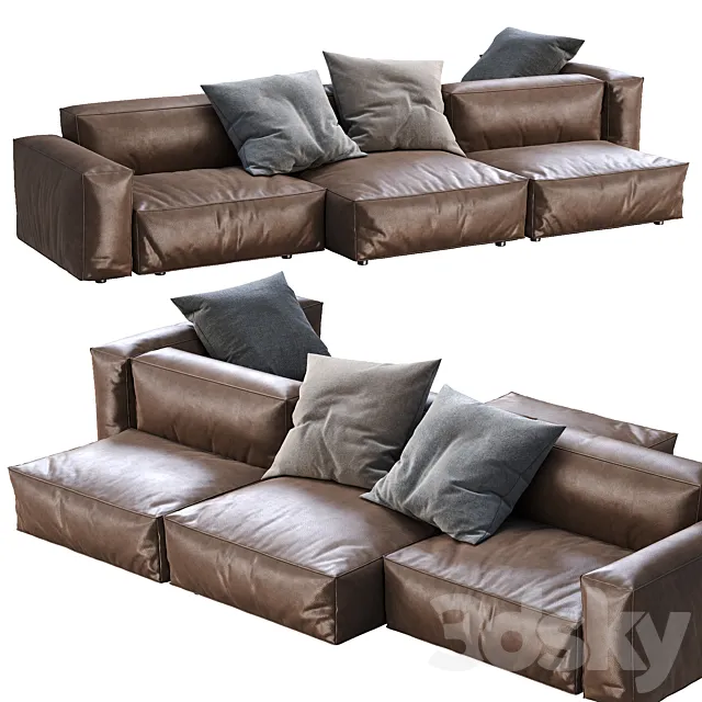 flexteam Sofa Reef 3DModel flexteam Sofa Reef 3DModel