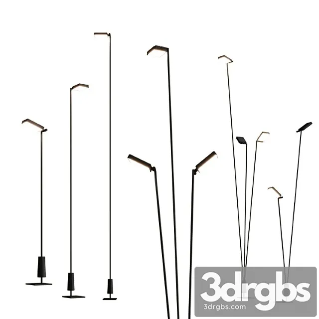 Flia Street Lamp By Luceplan 3D Model Download