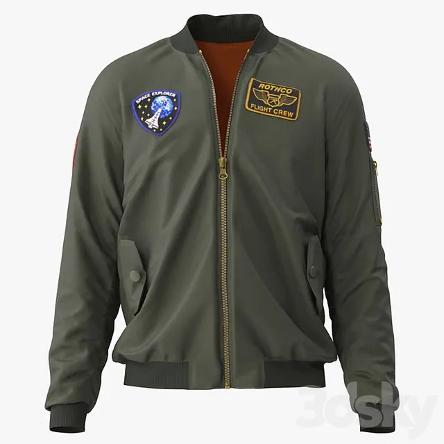 flight jacket 3D Model flight jacket 3D Model