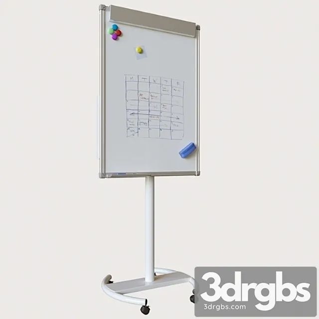 Flipchart attache 700×1000 2 3D Model Download
