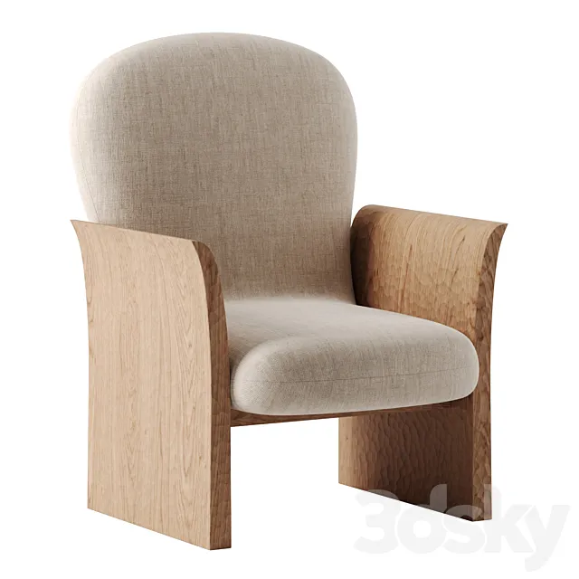 FLIRTING (LOW BACK) Armchair by Pierre Yovanovitch 3D Model FLIRTING (LOW BACK) Armchair by Pierre Yovanovitch 3D Model