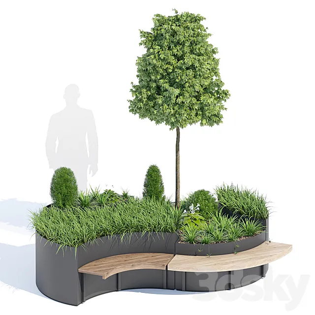 Flo planter 3D Model Flo planter 3D Model