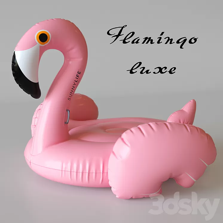 Float inflatable – Flamingo luxe 3D Model Float inflatable – Flamingo luxe 3D Model