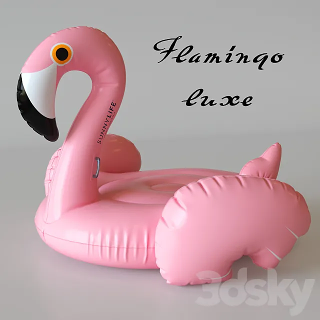 Float inflatable – Flamingo luxe 3DModel Float inflatable – Flamingo luxe 3DModel