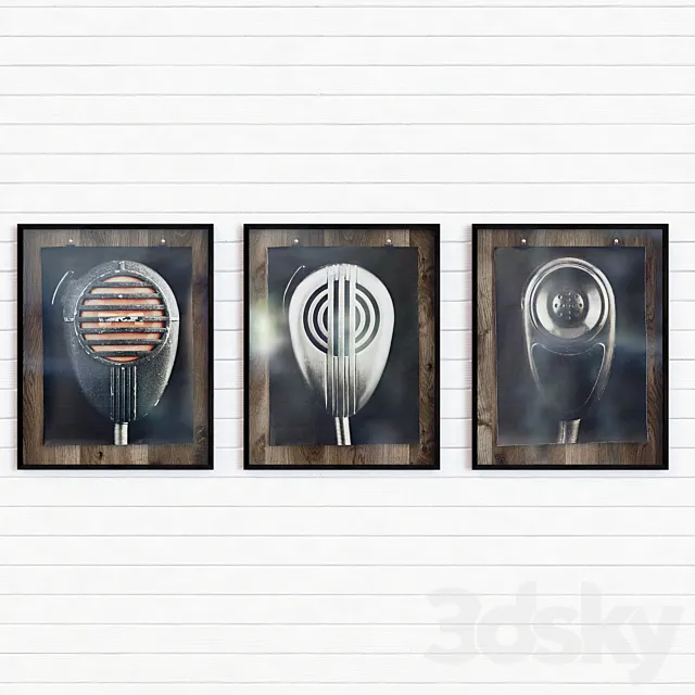 FLOATING MICROPHONE PRINT 3DModel FLOATING MICROPHONE PRINT 3DModel