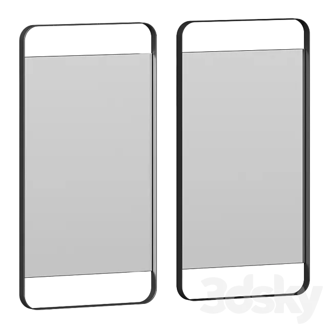 Floating Mirror by Clear Home Design 3D Model