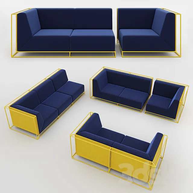 floating sofa 3D Model