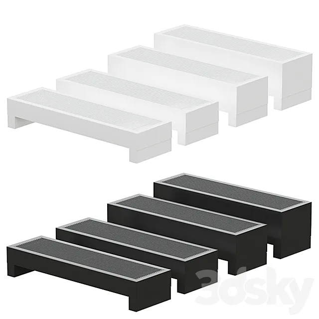 Floor convector Carrera FR2H 3D Model