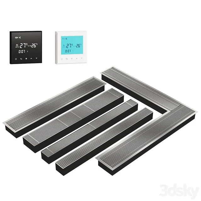 Floor Convectors 3D Model