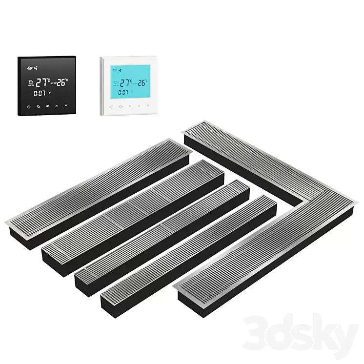 Floor Convectors 3D Model