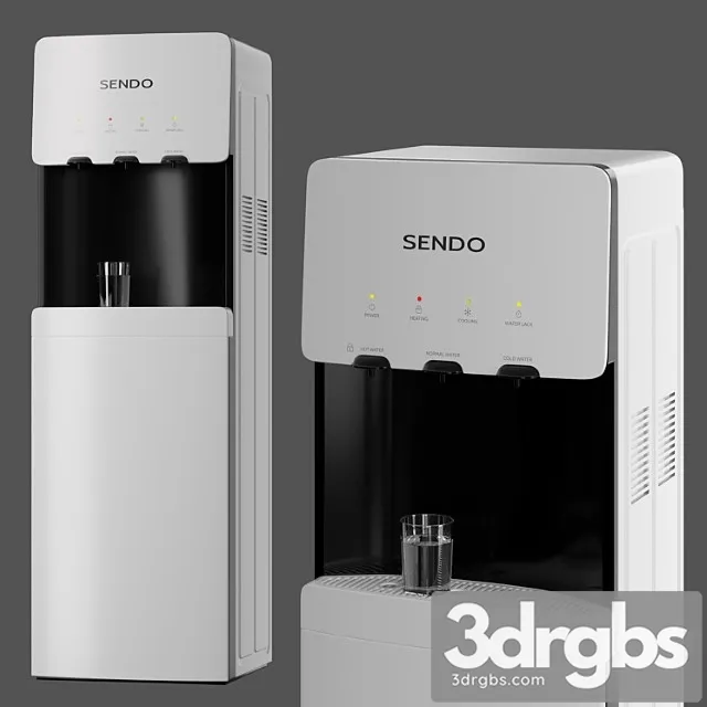 Floor Cooler Sando Agua 3dc 3D Model Download