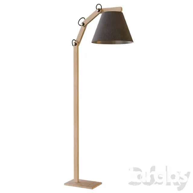 Floor lamp 22719 joga black alfa 3D Model Download