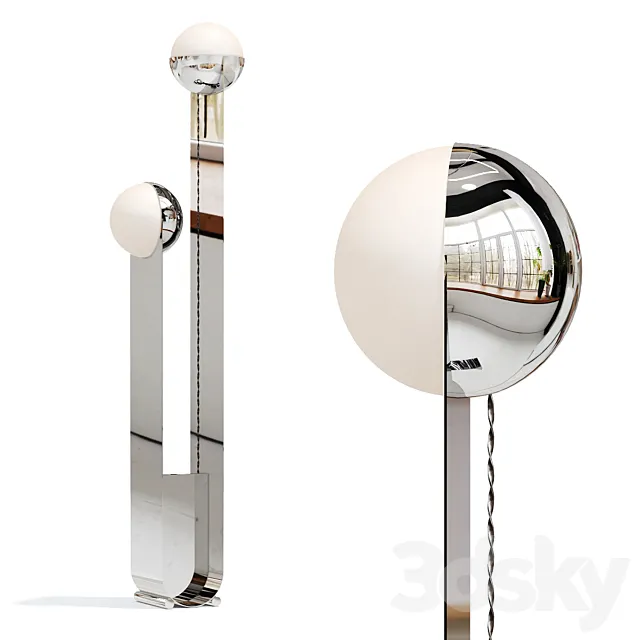 Floor lamp _ Egg Collective – Pete and Nora floor lamp 3DModel