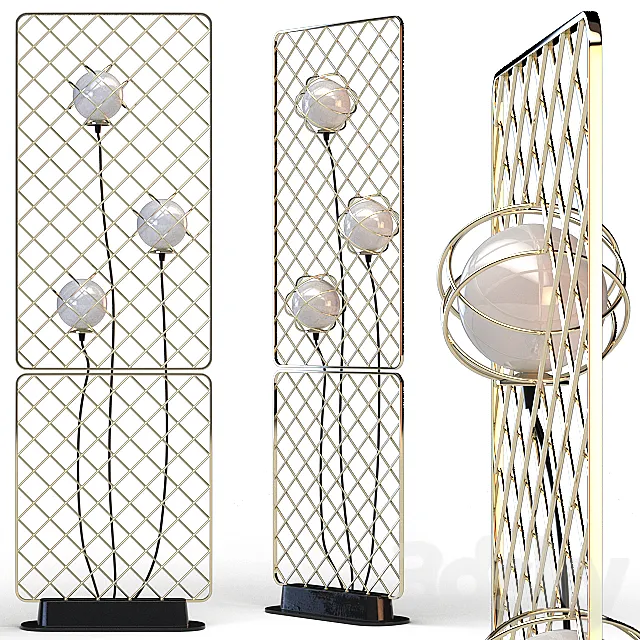 Floor lamp _ lamp Roche Bobois Light Catcher Floor Lamp 3D Model Floor lamp _ lamp Roche Bobois Light Catcher Floor Lamp 3D Model