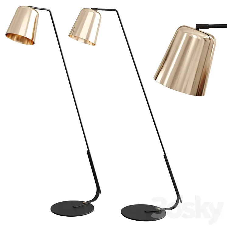 Floor lamp Anina 3D Model Free Download Floor lamp Anina 3D Model Free Download