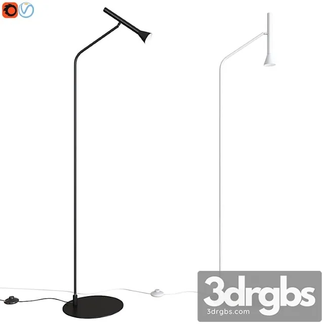 Floor Lamp Aromas Lib P1274 Mat Black 3D Model Download
