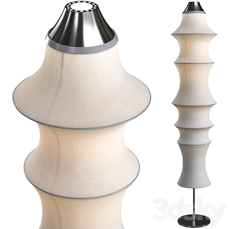 Floor lamp Artemide Falkland 3D Model Free Download Floor lamp Artemide Falkland 3D Model Free Download