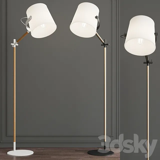 Floor lamp by Gerhort No. 3 3DModel