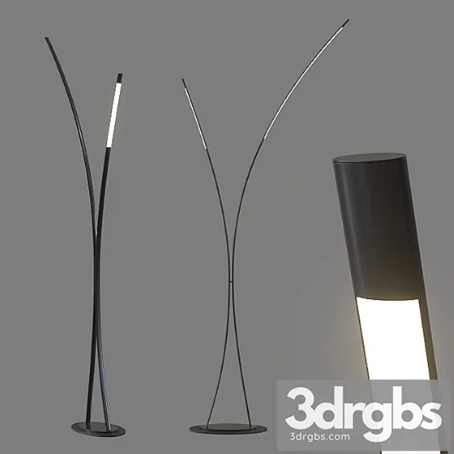 Floor lamp cattelan italia twin. 3D Model Download