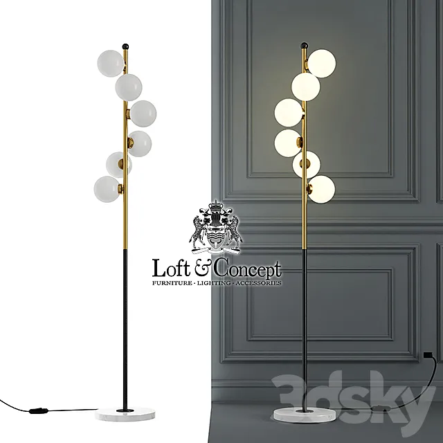 Floor lamp Celling Floor Lamp 3D Model Floor lamp Celling Floor Lamp 3D Model