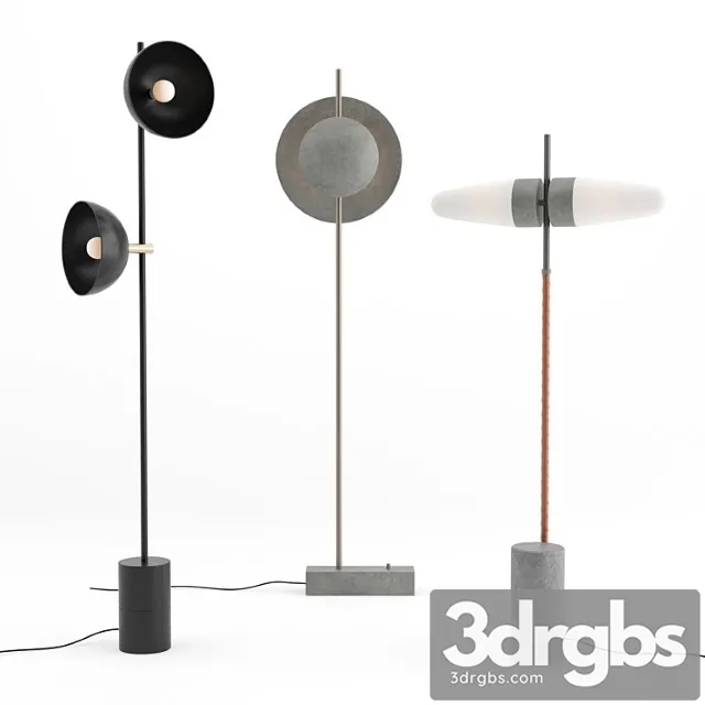 Floor Lamp Collection 2 3D Model Download