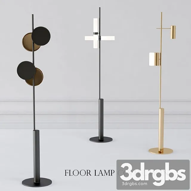 Floor lamp collection by rakumba 3D Model Download