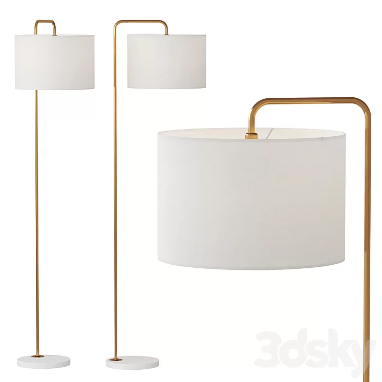 Floor lamp Dantone Home Rupert 3D Model