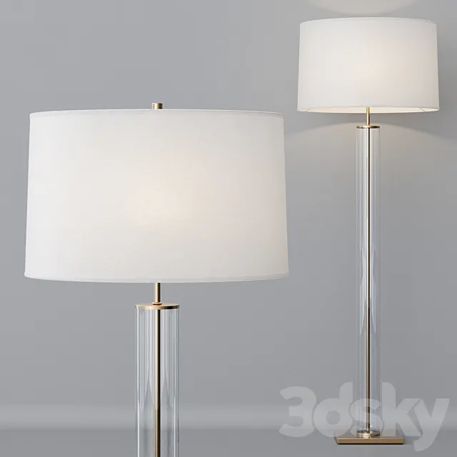 Floor lamp Dantone Home Thomas 3D Model Floor lamp Dantone Home Thomas 3D Model