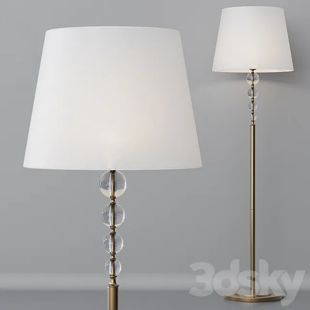 Floor Lamp Dantone Home Virginia 3D Model Floor Lamp Dantone Home Virginia 3D Model