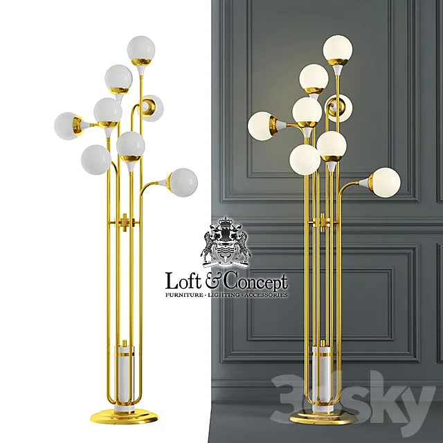 Floor lamp Delightfull Stamen 3D Model Floor lamp Delightfull Stamen 3D Model