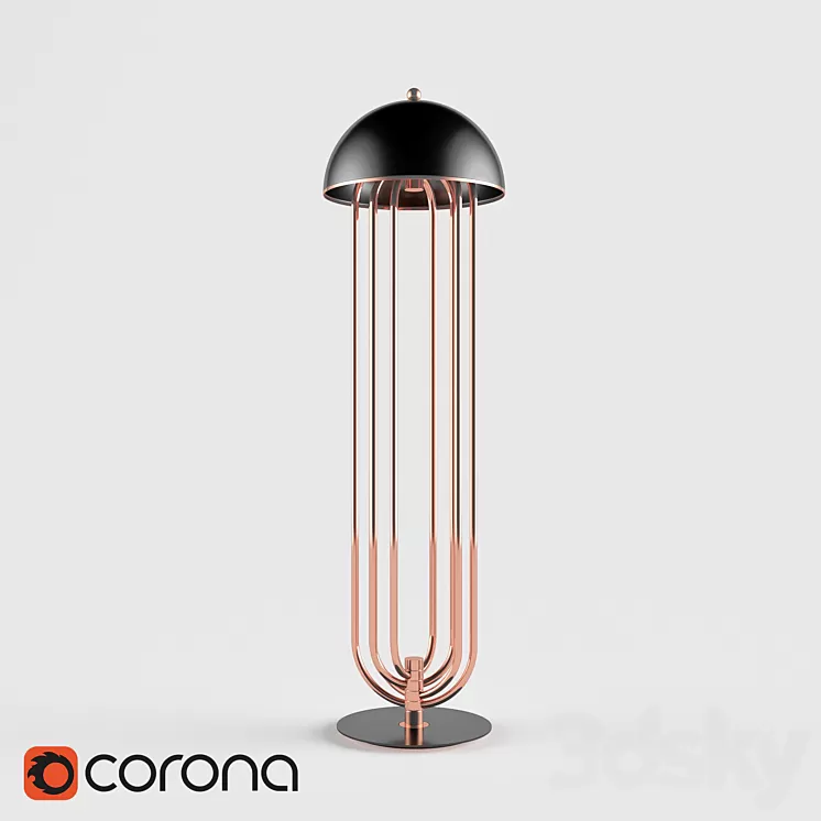 Floor lamp Delightfull TURNER FLOOR 3D Model Floor lamp Delightfull TURNER FLOOR 3D Model