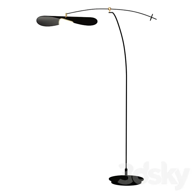 Floor lamp Designer floor lamp Myrna Mobile by L&G Studio 3D Model Floor lamp Designer floor lamp Myrna Mobile by L&G Studio 3D Model