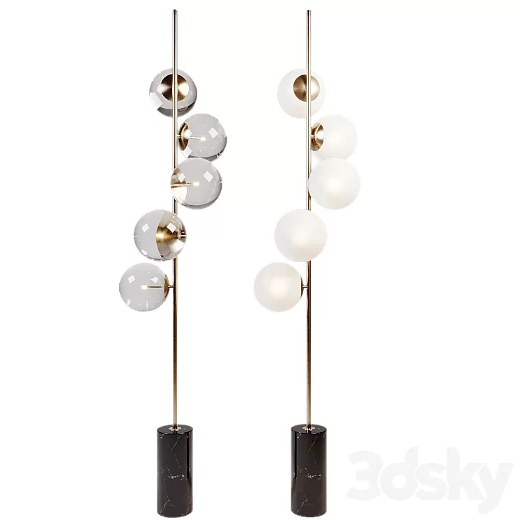 Floor lamp Eichholtz 112317 Tempo 3D Model Floor lamp Eichholtz 112317 Tempo 3D Model