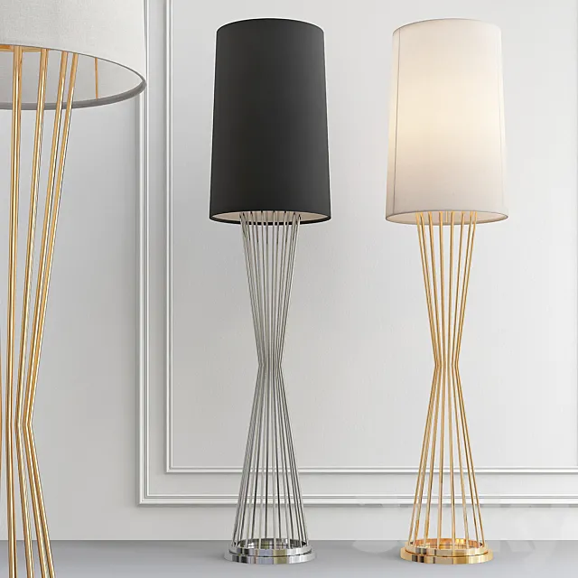 Floor lamp Eichholtz Floor Lamp Holmes 3D Model