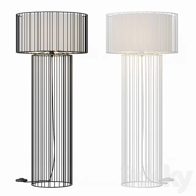 Floor lamp Faro Barcelona LINDA 3D Model