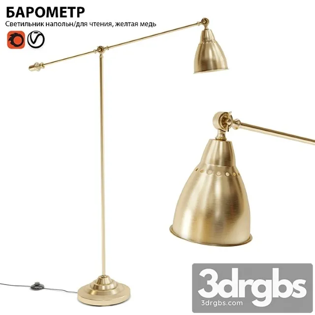 Floor Lamp Floor Lamp IKEA Barometer 3D Model Download