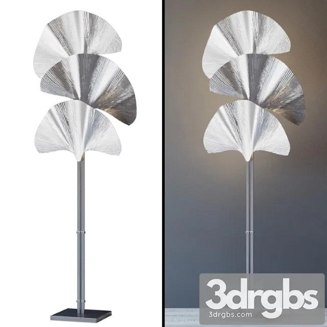 Floor lamp Floor Lamp Las Palmas Silver 3D Model Download