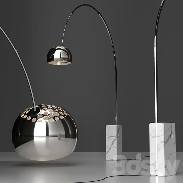 Floor Lamp Flos Arco 3D Model