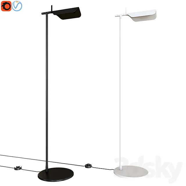 Floor lamp Flos Tab Floor 3D Model Floor lamp Flos Tab Floor 3D Model